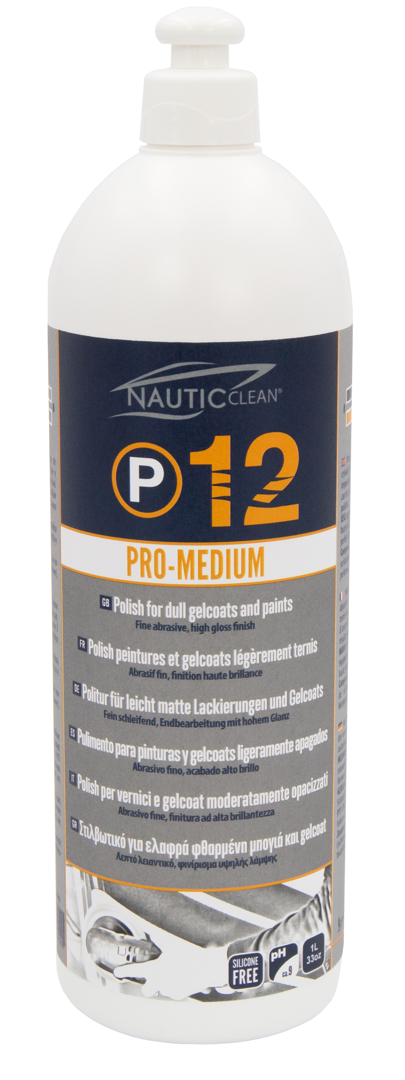 NAUTICCLEAN 12 PROFI POLITUR MEDIUM 500ml