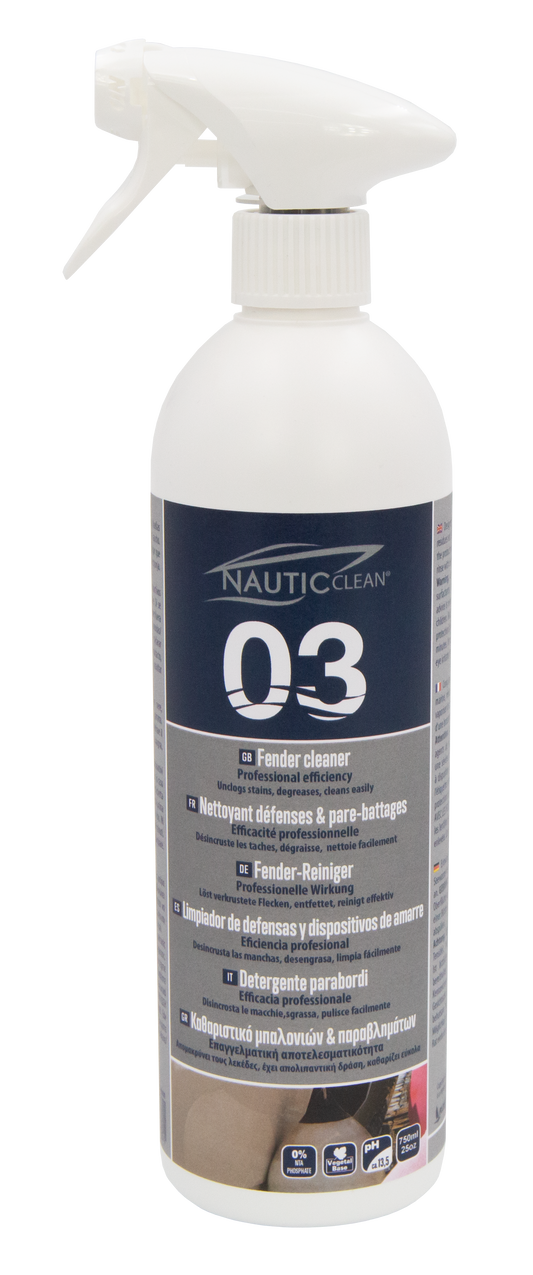 NAUTICCLEAN 03 FENDER REINIGER, SPAY 750 ML