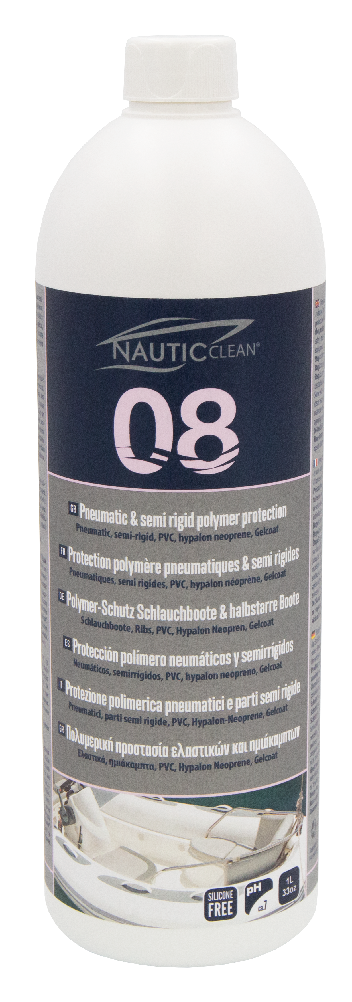 NAUTICclean 08 Schlauchbootschutz, 1 L