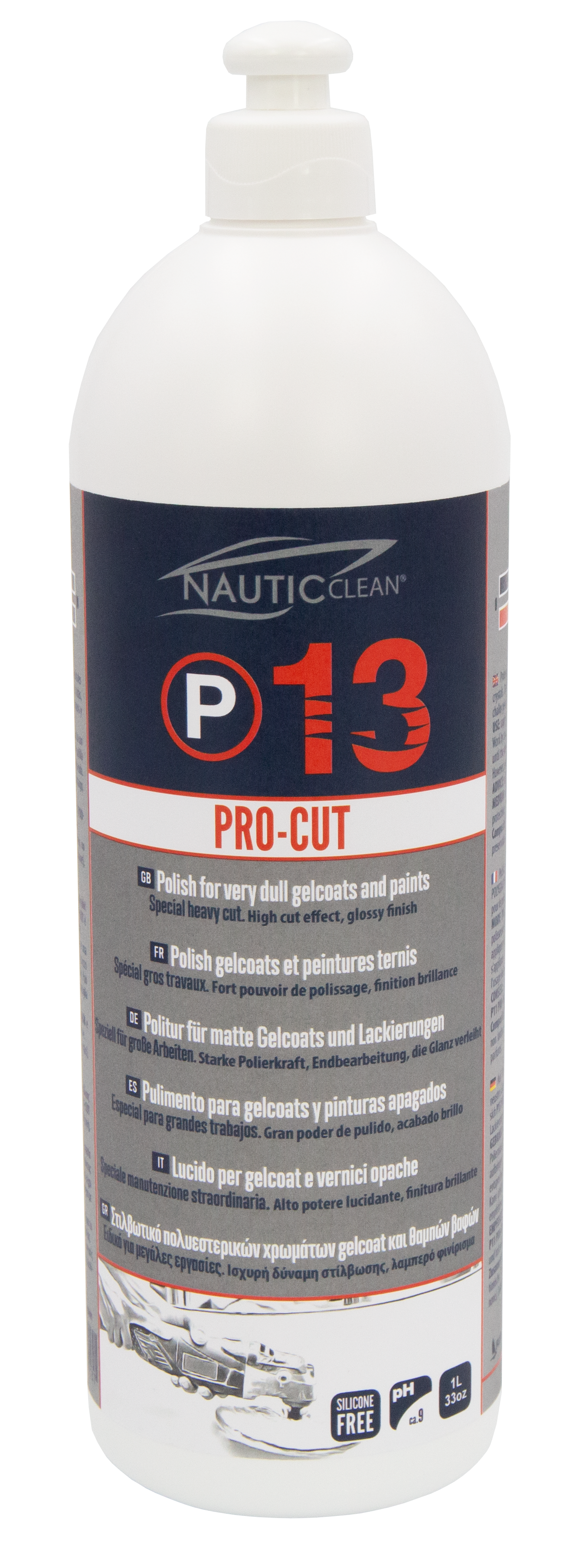 NAUTICCLEAN 13 PROFI POLITUR SCHLEIFEND 500ml
